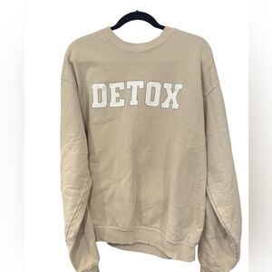 Clean Market DETOX Tan Pullover L